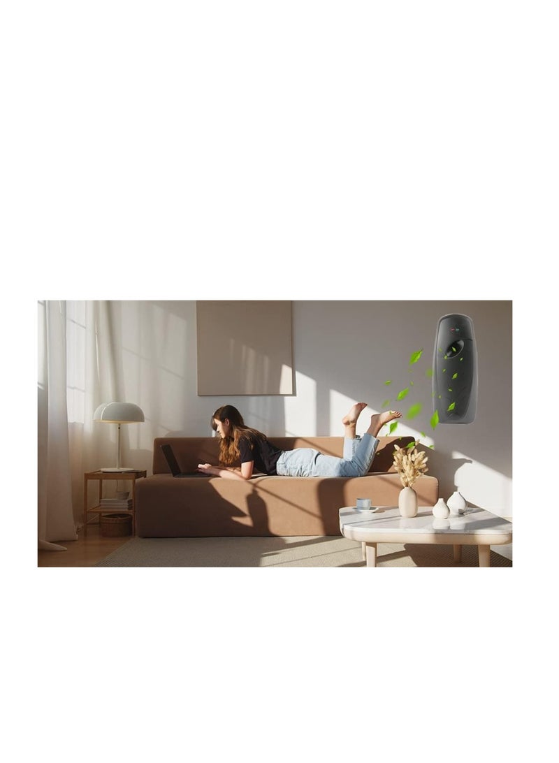 جهاز توزيع معطر الهواء الأوتوماتيكي، جهاز رش أوتوماتيكي، آلة العلاج بالروائح، موزع عطور فندقي ذكي هادئ، آلة عطرية أوتوماتيكية للحمام بتوقيت، مثبت على الحائط/مستقل - Image 5